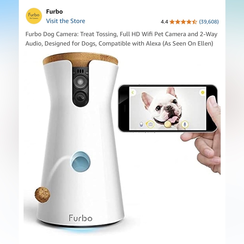 Furbo Dog Camera with Treat Dispenser